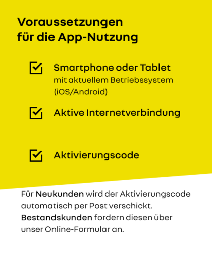 App Voraussetzungen