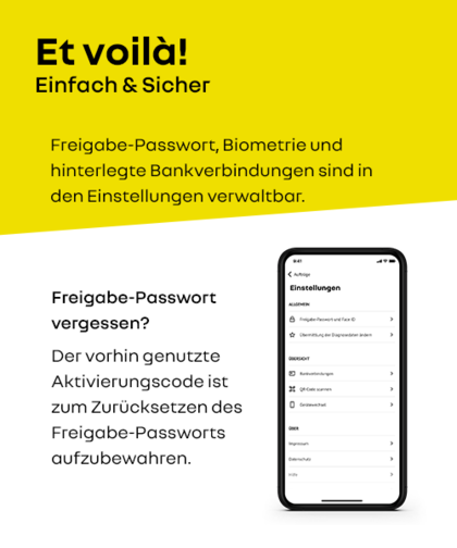 Weitere App Funktionen
